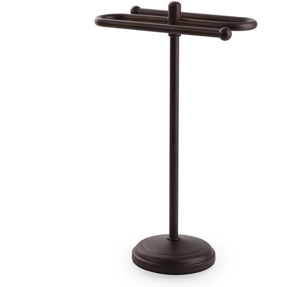 allen + roth Brinkley Oil Rubbed Bronze Fingertip or Bar Towel Rack never used - Picture 1 of 5